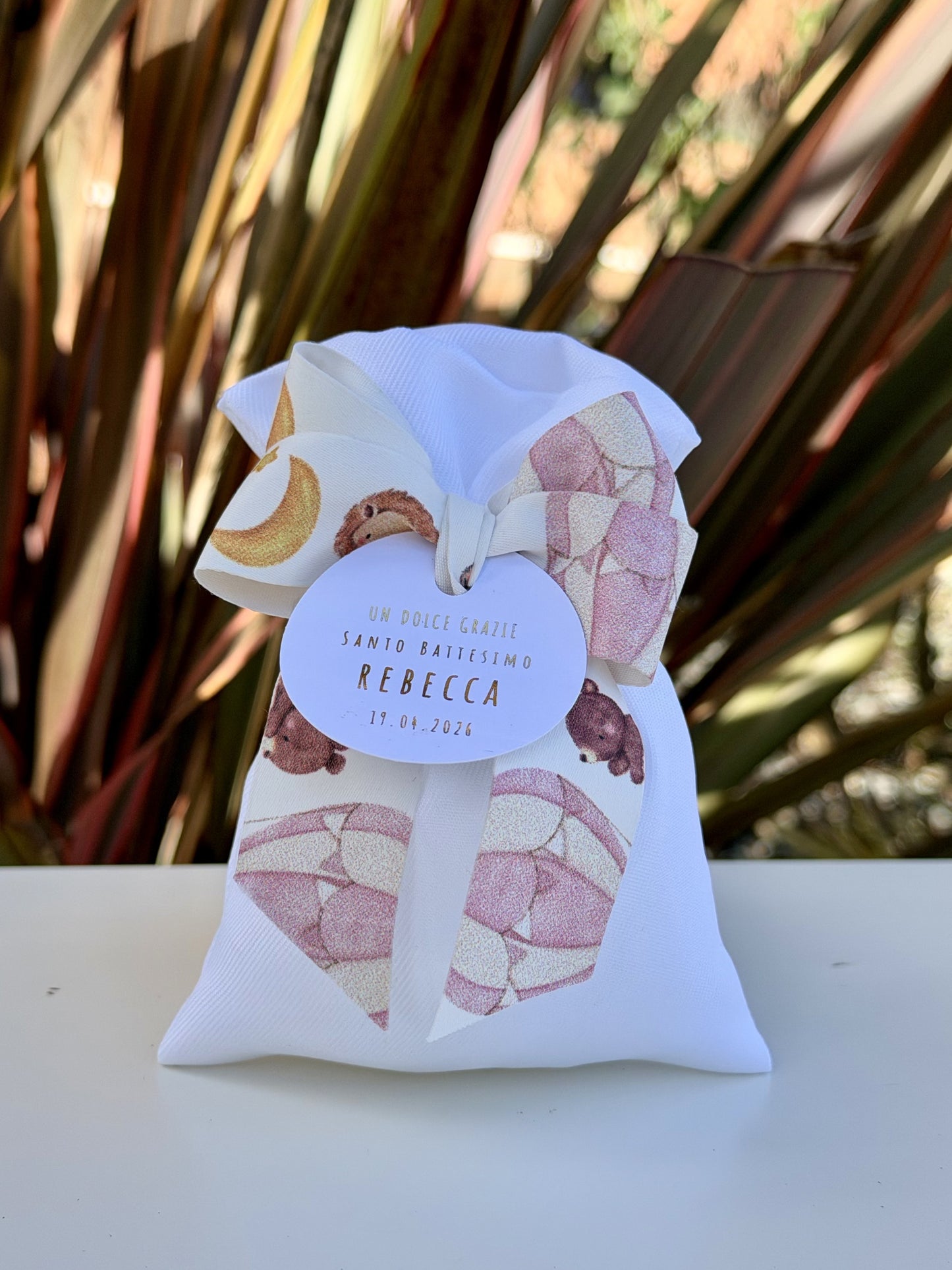Sacchettino portaconfetti Sweet Animals (bimba)