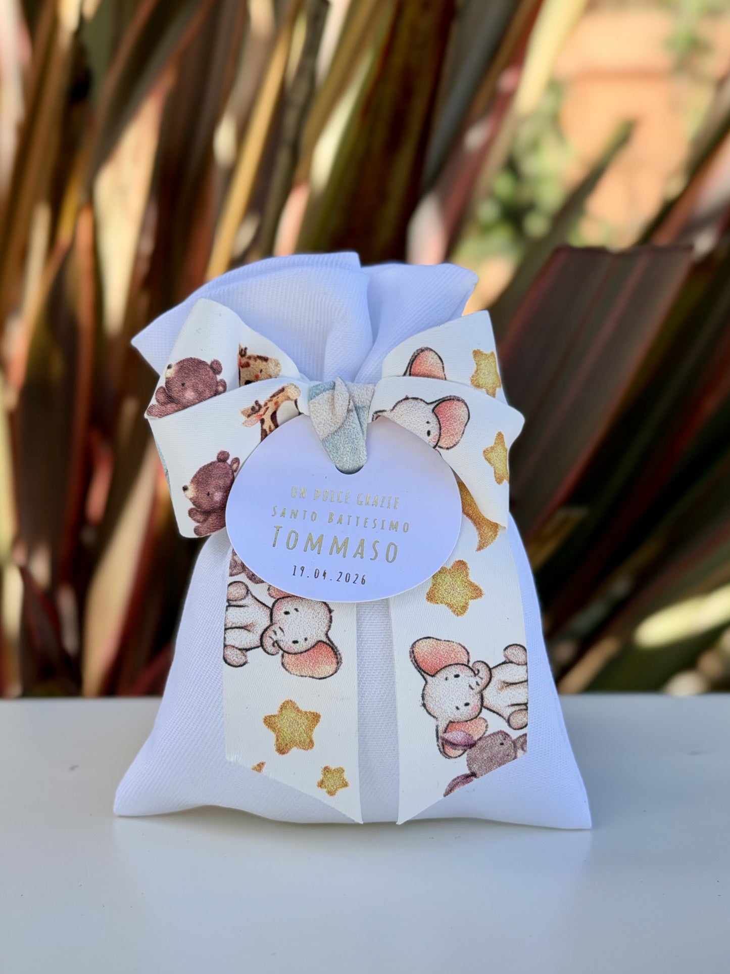 Sacchettino portaconfetti Sweet Animals (bimbo)