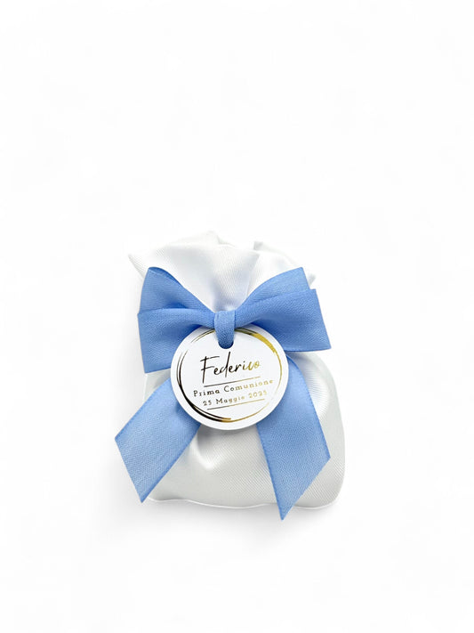 Sacchettino portaconfetti (Azzurro)