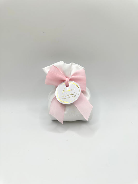 Sacchettino portaconfetti (Rosa)