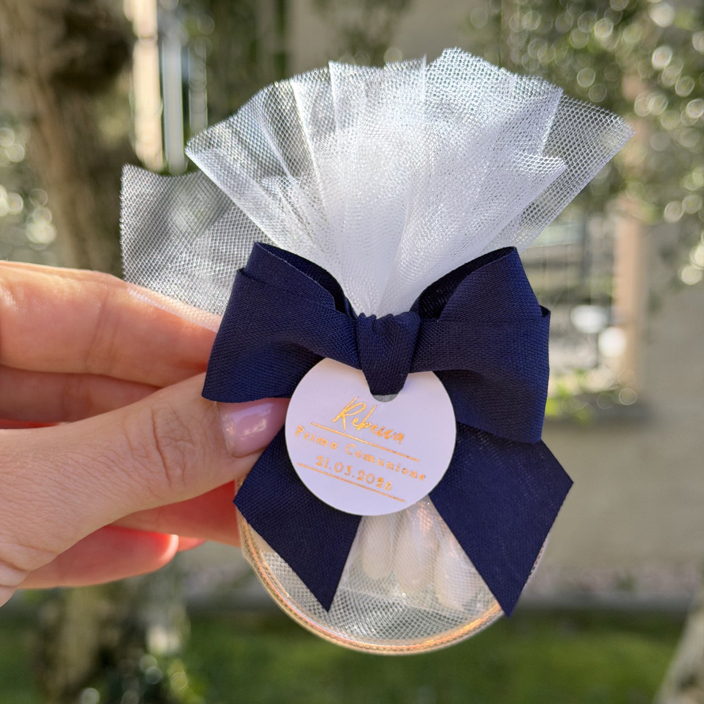 Ring portaconfetti (Blu)